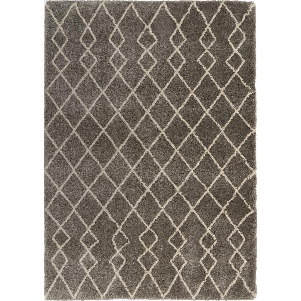 Nourison Home Geometric Shag Area Rug. Picture 1