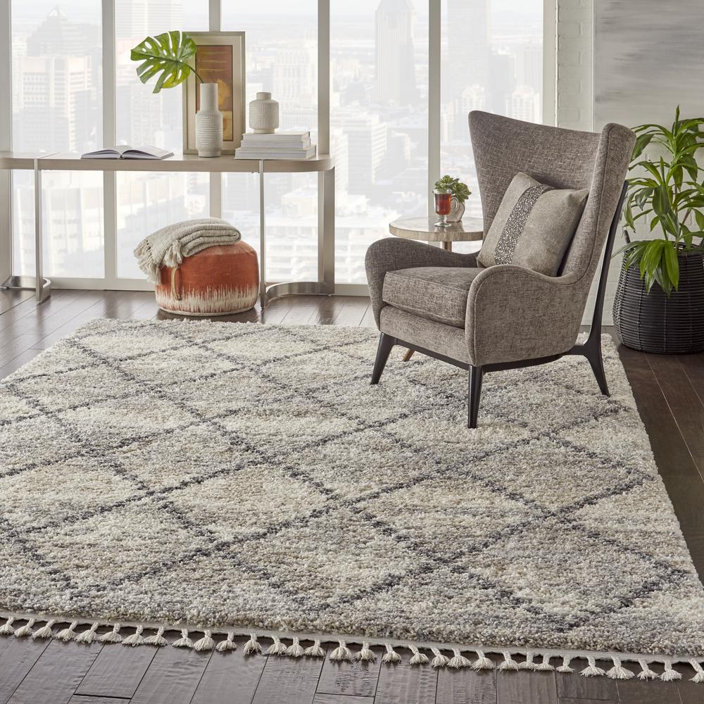 Nourison Home Scandinavian Shag Area Rug. Picture 9