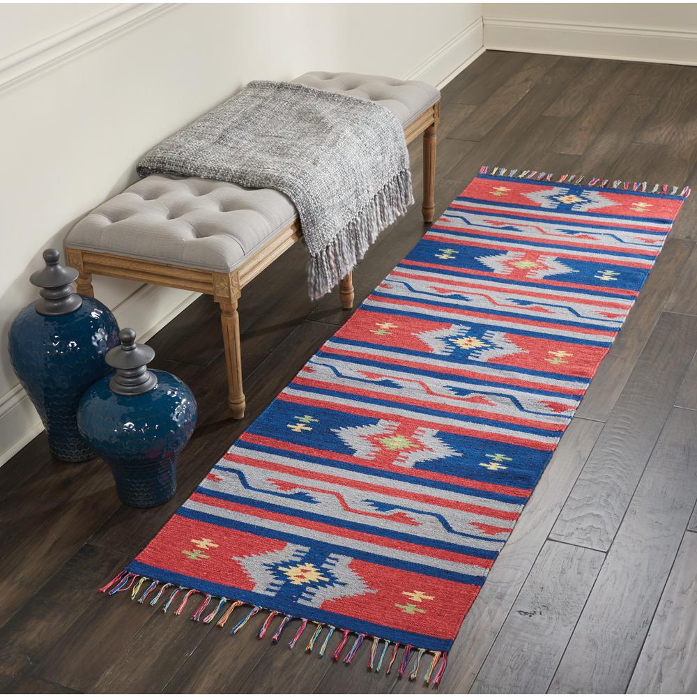 Southwestern Runner Area Rug, 8' Runner. Picture 8