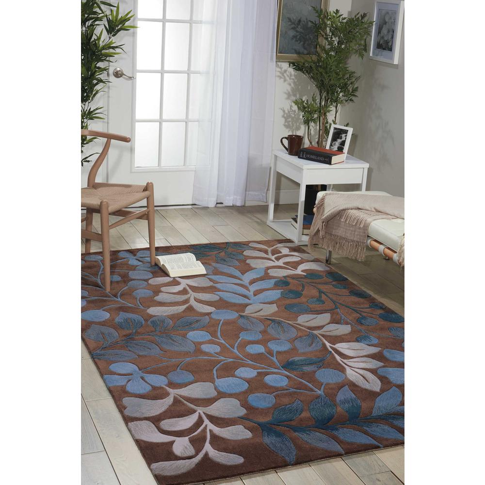Contemporary Rectangle Area Rug, 7' x 9'. Picture 3