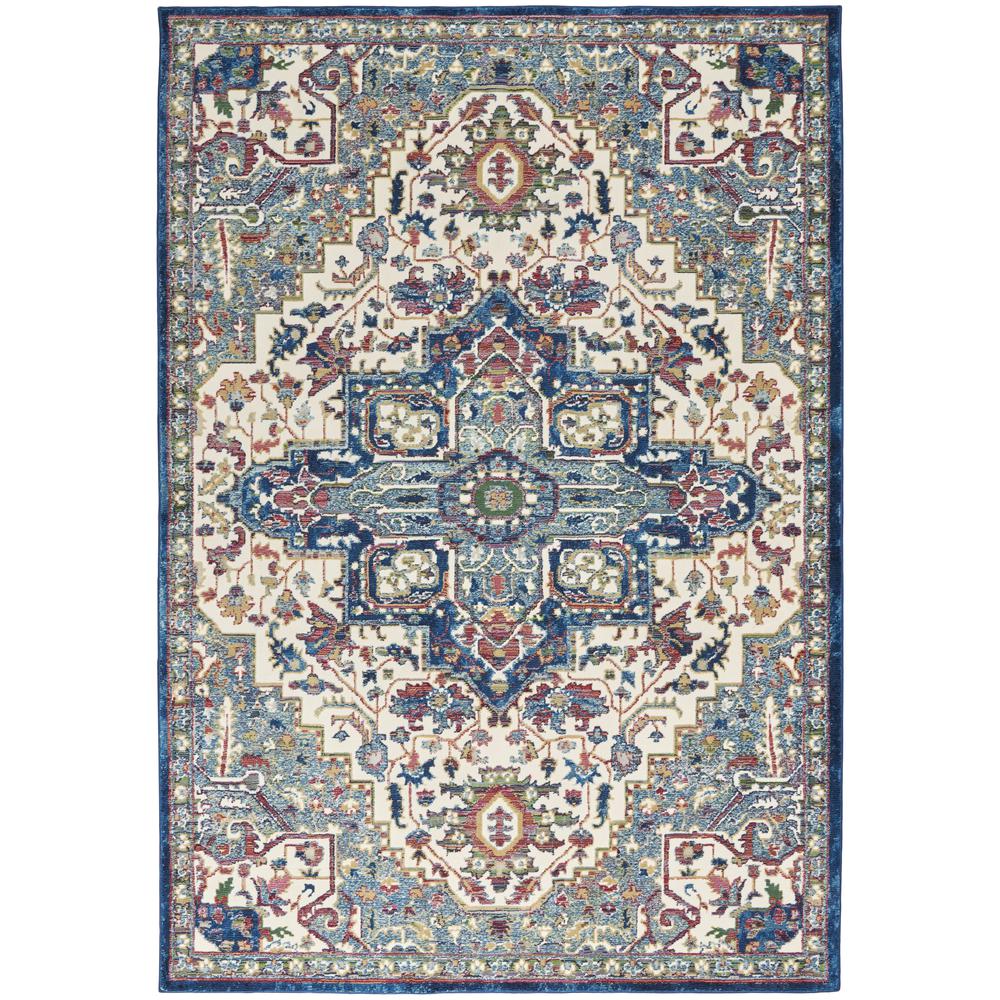 Bohemian Rectangle Area Rug, 5' x 8'. Picture 1