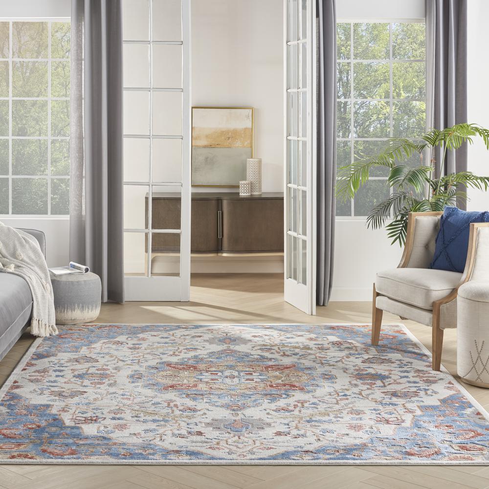 Transitional Rectangle Area Rug, 8' x 10'. Picture 9