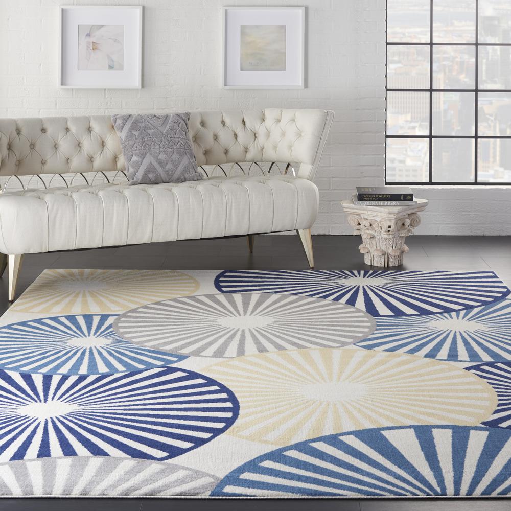 Contemporary Rectangle Area Rug, 7' x 10'. Picture 3