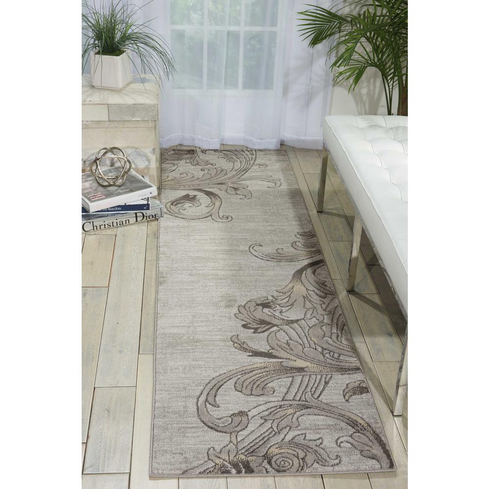 Contemporary Runner Area Rug, 8' Runner. Picture 3