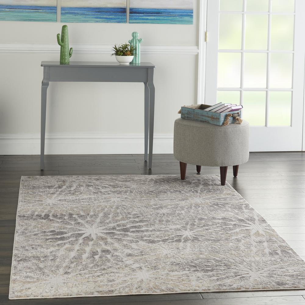 Nourison Home Sleek Textures Area Rug. Picture 9