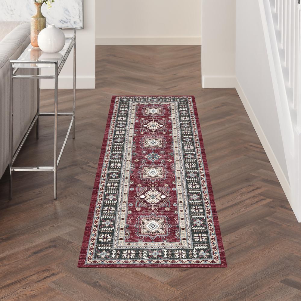 Vintage Runner Area Rug, 8' Runner. Picture 2