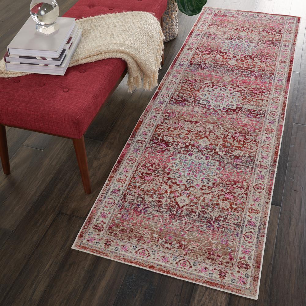 Vintage Runner Area Rug, 8' Runner. Picture 3