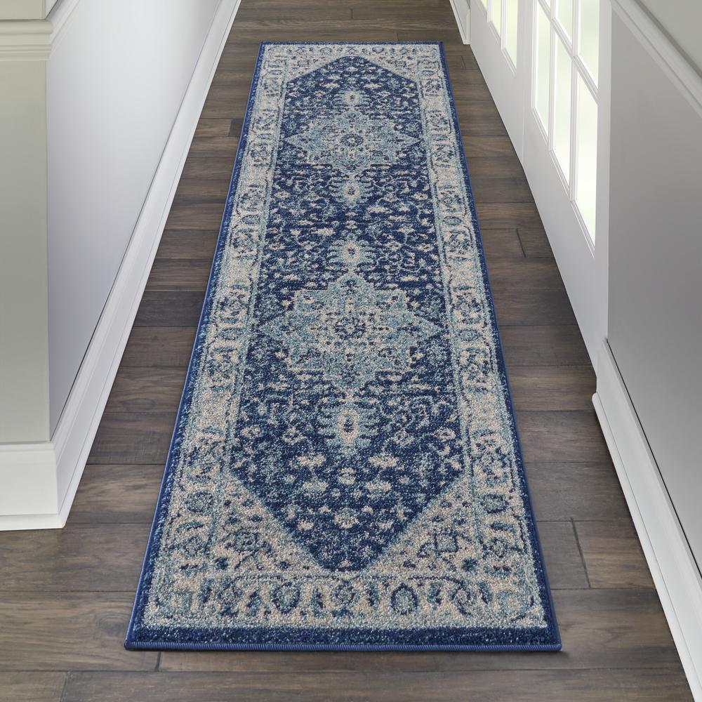 Vintage Runner Area Rug, 7' Runner. Picture 2