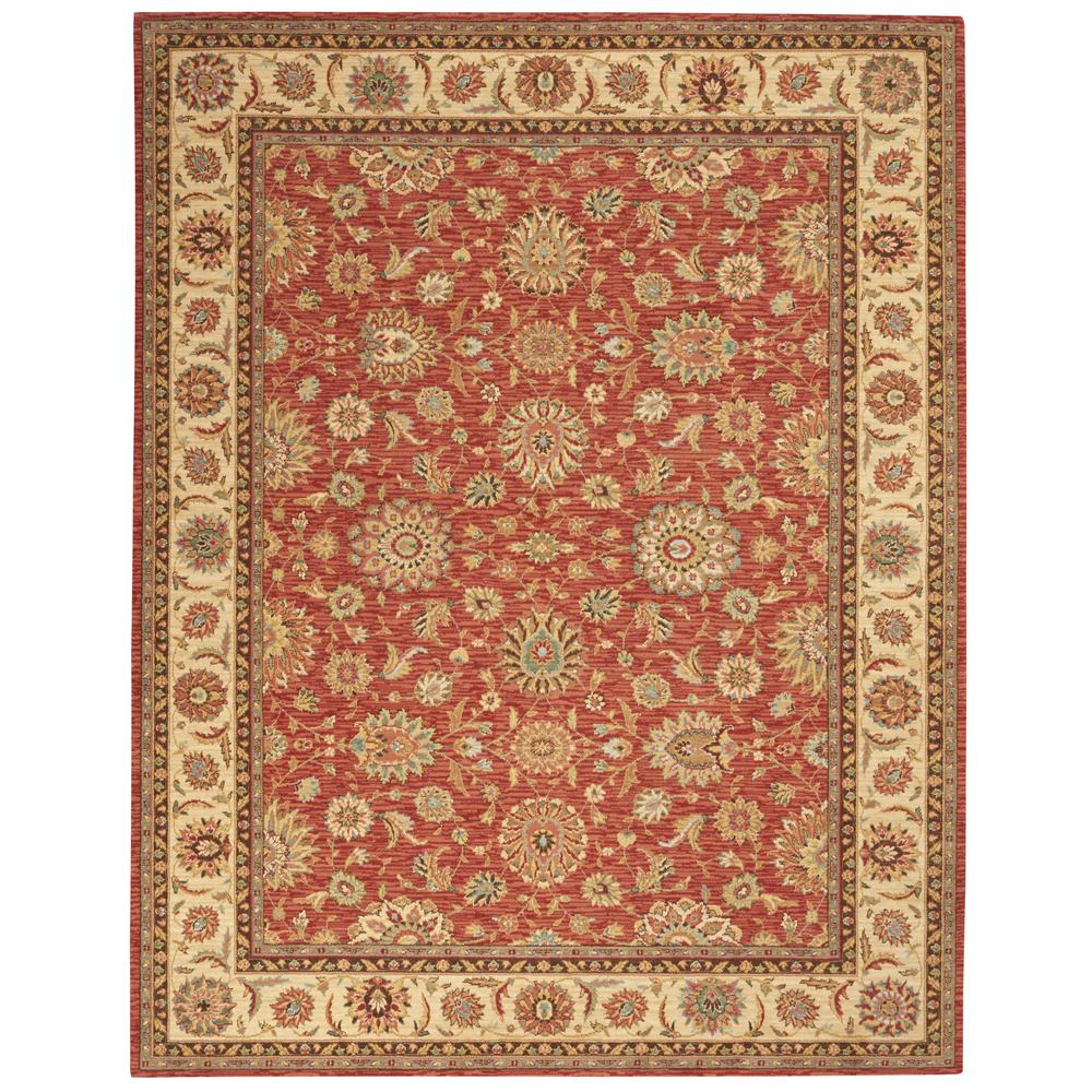 Rectangle Traditional Machine Made Area Rug. Picture 1