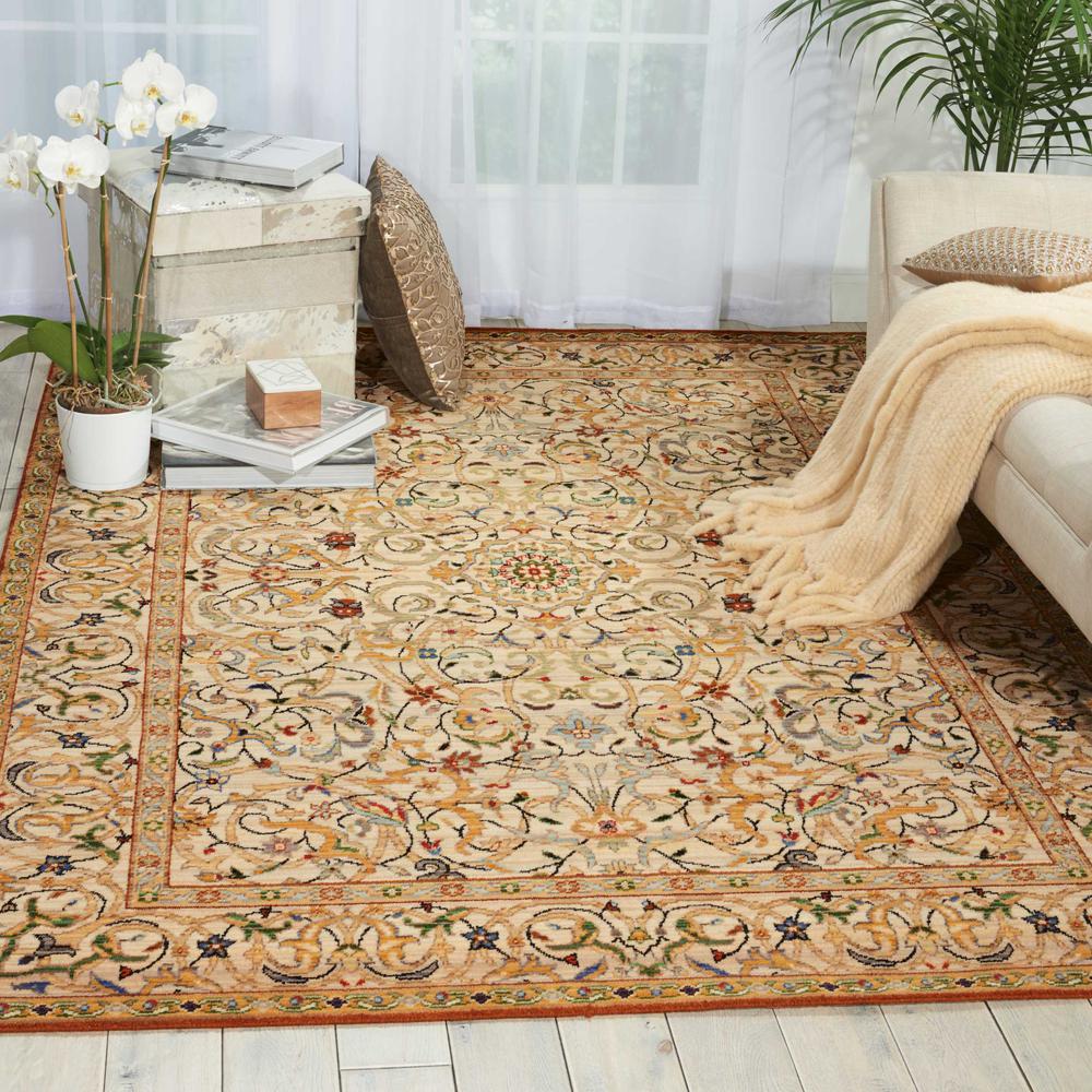 Nourison Timeless Copper Area Rug. Picture 2