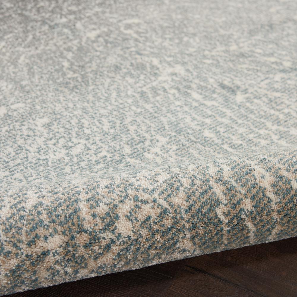 Nourison Home Elegance FAR02 Blue, Grey and White 4'x6' Contemporary Area Rug. Picture 7