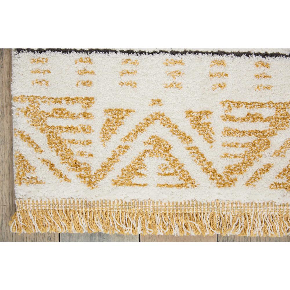 Nourison Kamala Area Rug, 7'10" x 10'6", Yellow. Picture 3