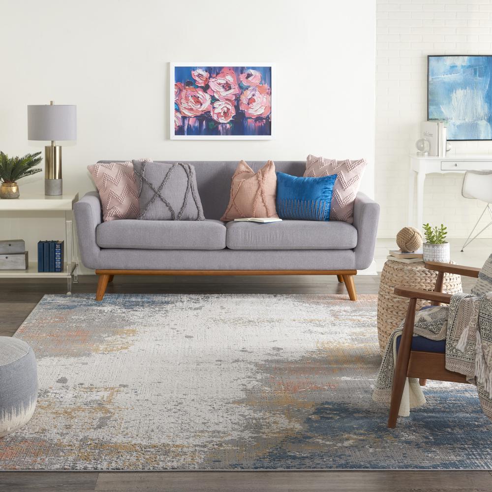 Modern Rectangle Area Rug, 9' x 13'. Picture 10