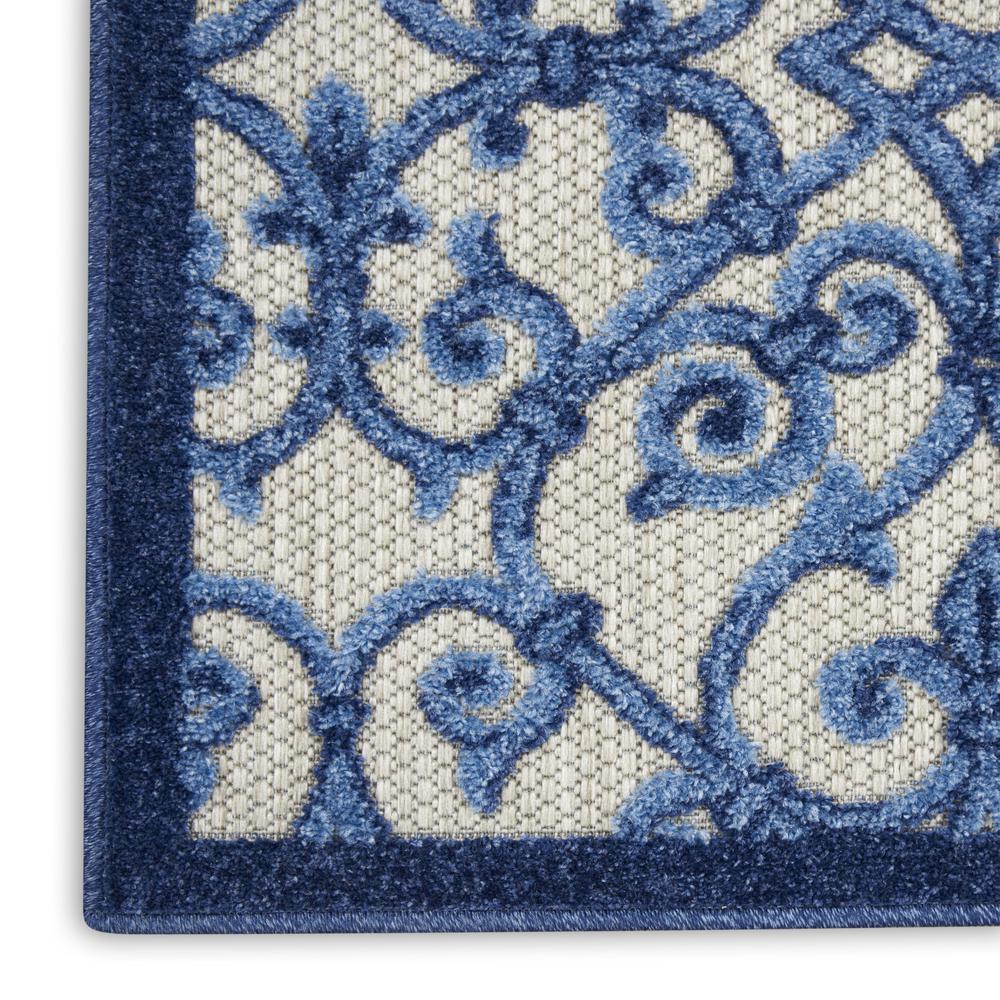 ALH21 Aloha Grey/Blue Area Rug- 2' x 6'. Picture 5
