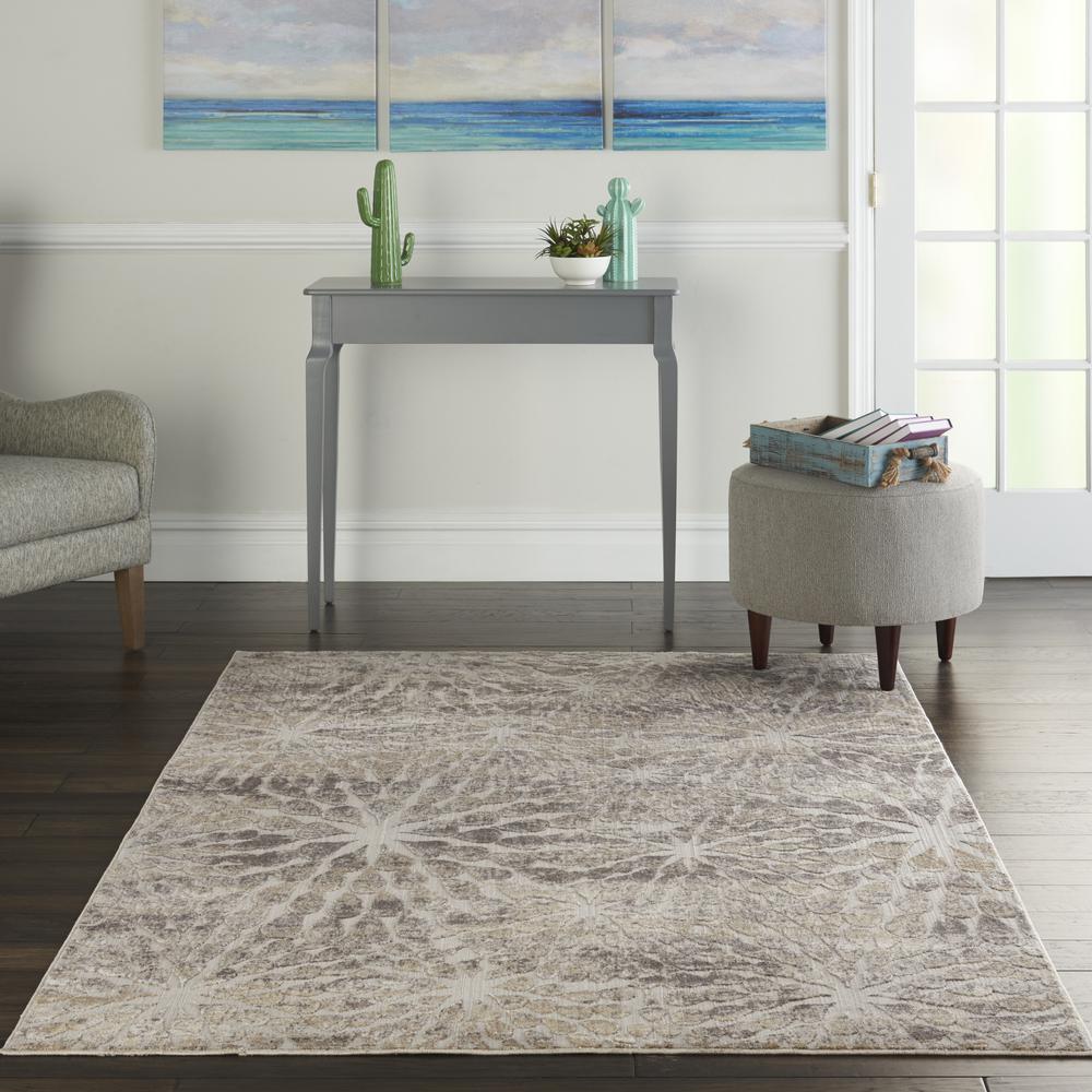 Nourison Home Sleek Textures Area Rug. Picture 3