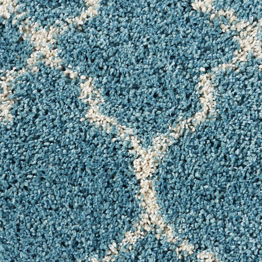 Amore Area Rug, Aqua, 3'11" x 5'11". Picture 6