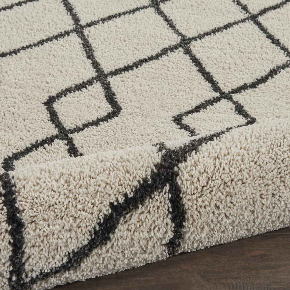 Nourison Home Geometric Shag Area Rug. Picture 7