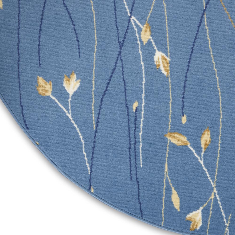 Contemporary Round Area Rug, 5' x Round. Picture 5
