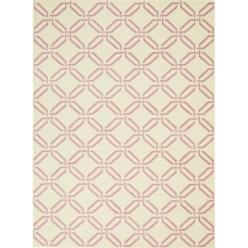 JUB17 Jubilant Ivory/Pink Area Rug- 6' x 9'. Picture 1