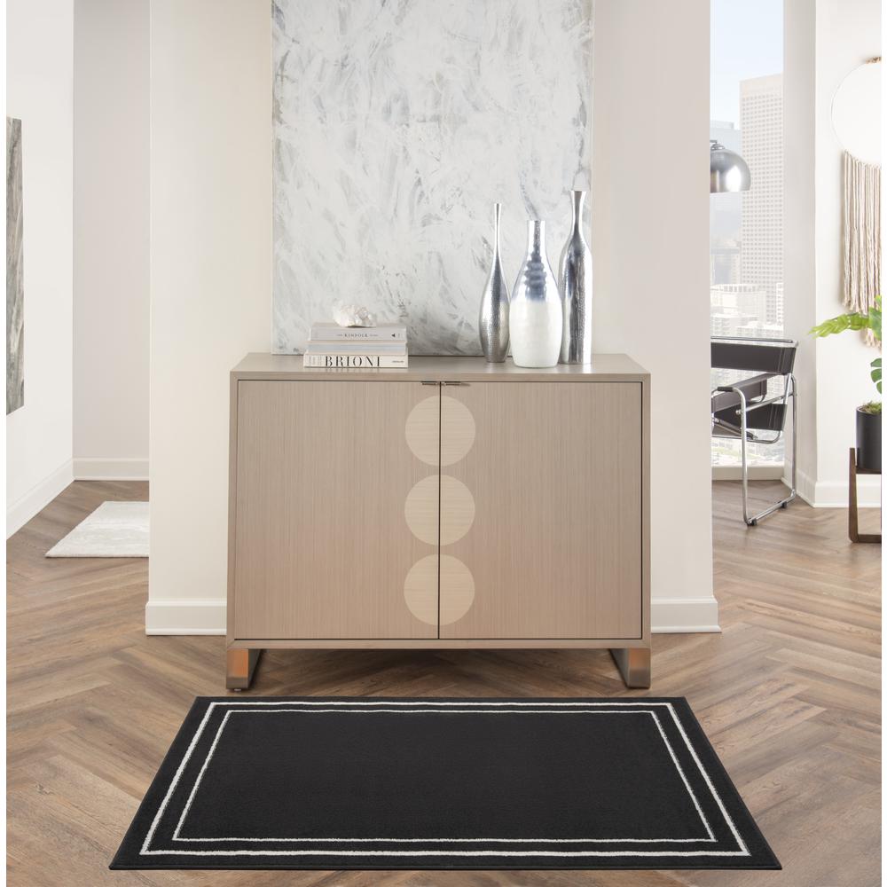 Contemporary Rectangle Area Rug, 3' x 5'. Picture 2
