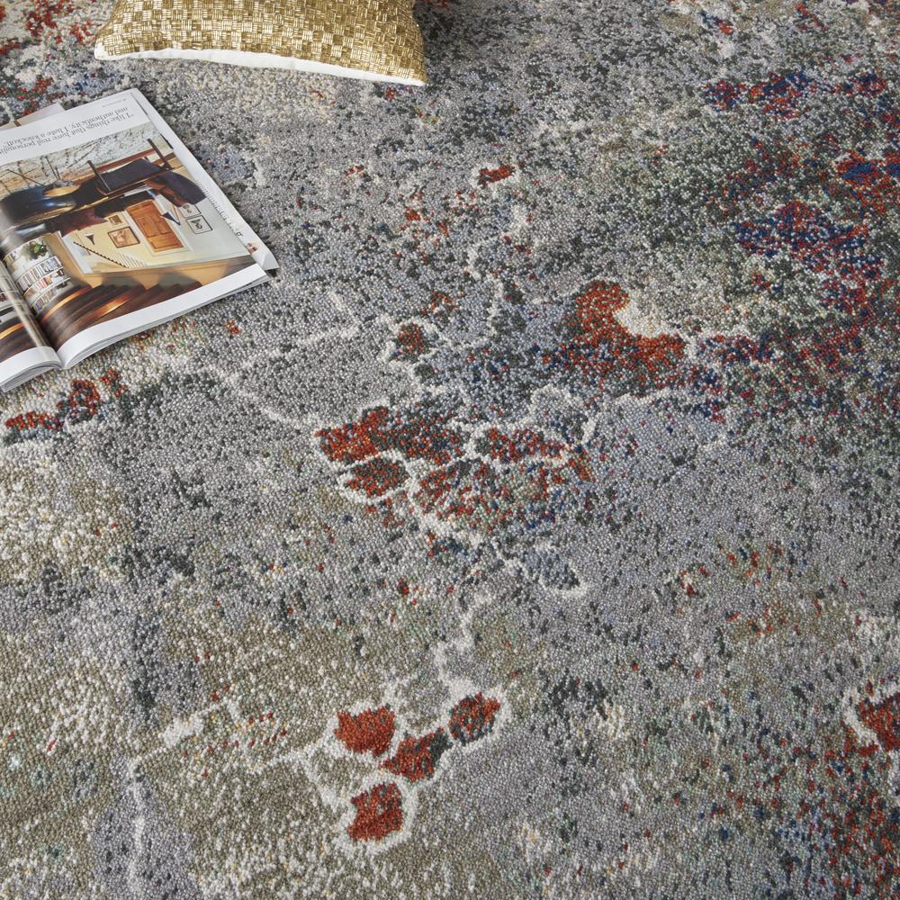 Artworks Area Rug, Seafoam/Brick, 8'6" x 11'6". Picture 8