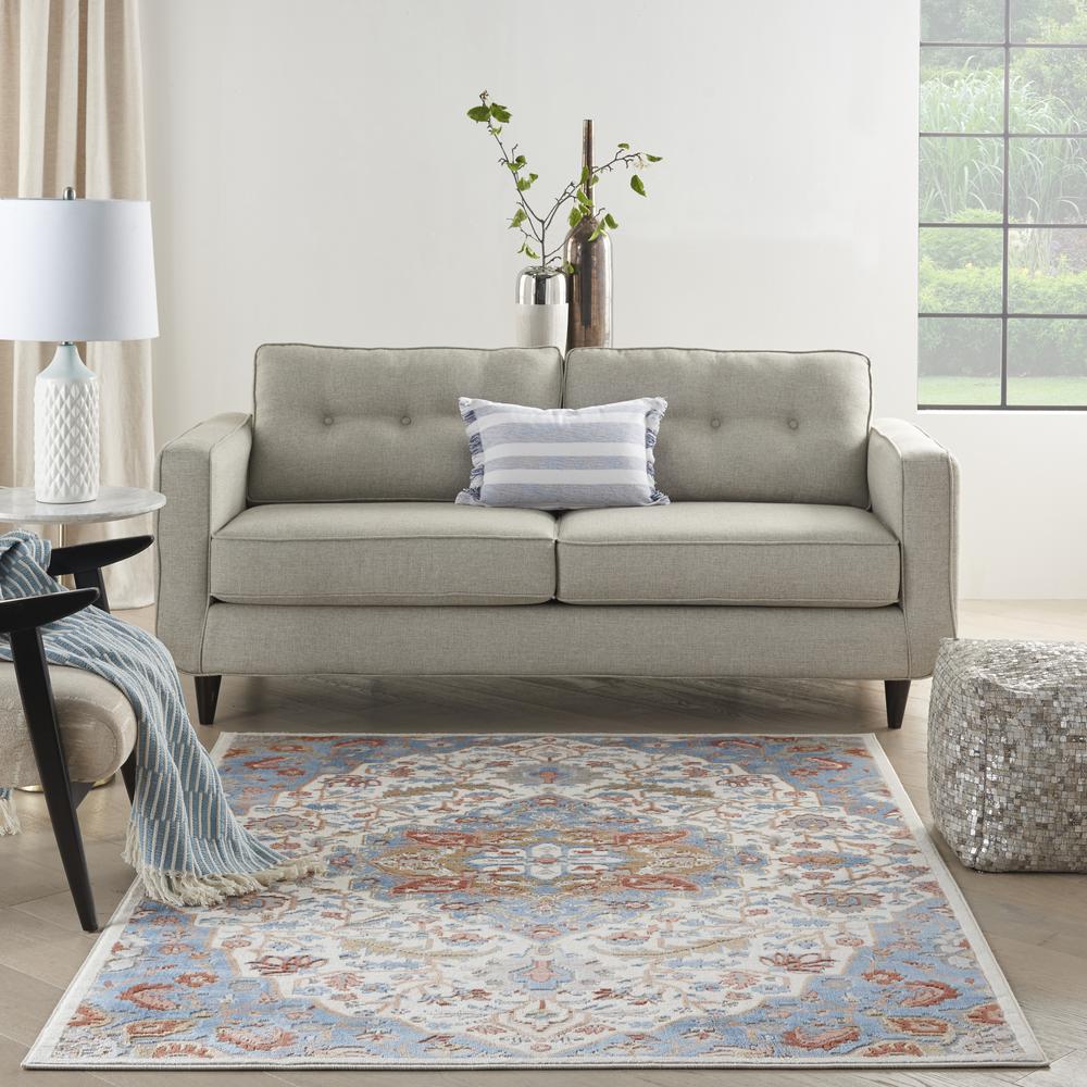 Transitional Rectangle Area Rug, 4' x 6'. Picture 9
