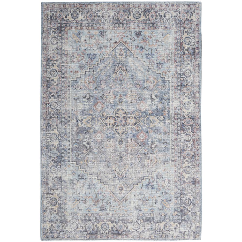 Vintage Rectangle Area Rug, 6' x 9'. Picture 1