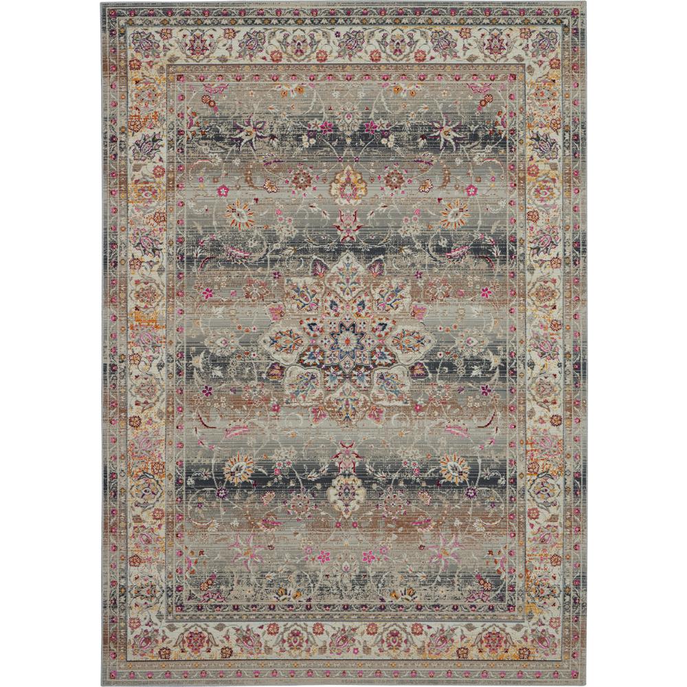 Vintage Rectangle Area Rug, 4' x 6'. Picture 1