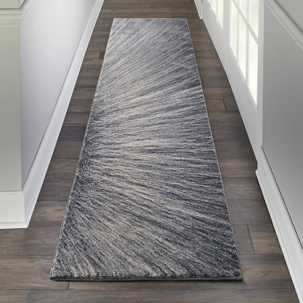 Modern Runner Area Rug, 8' Runner. Picture 3