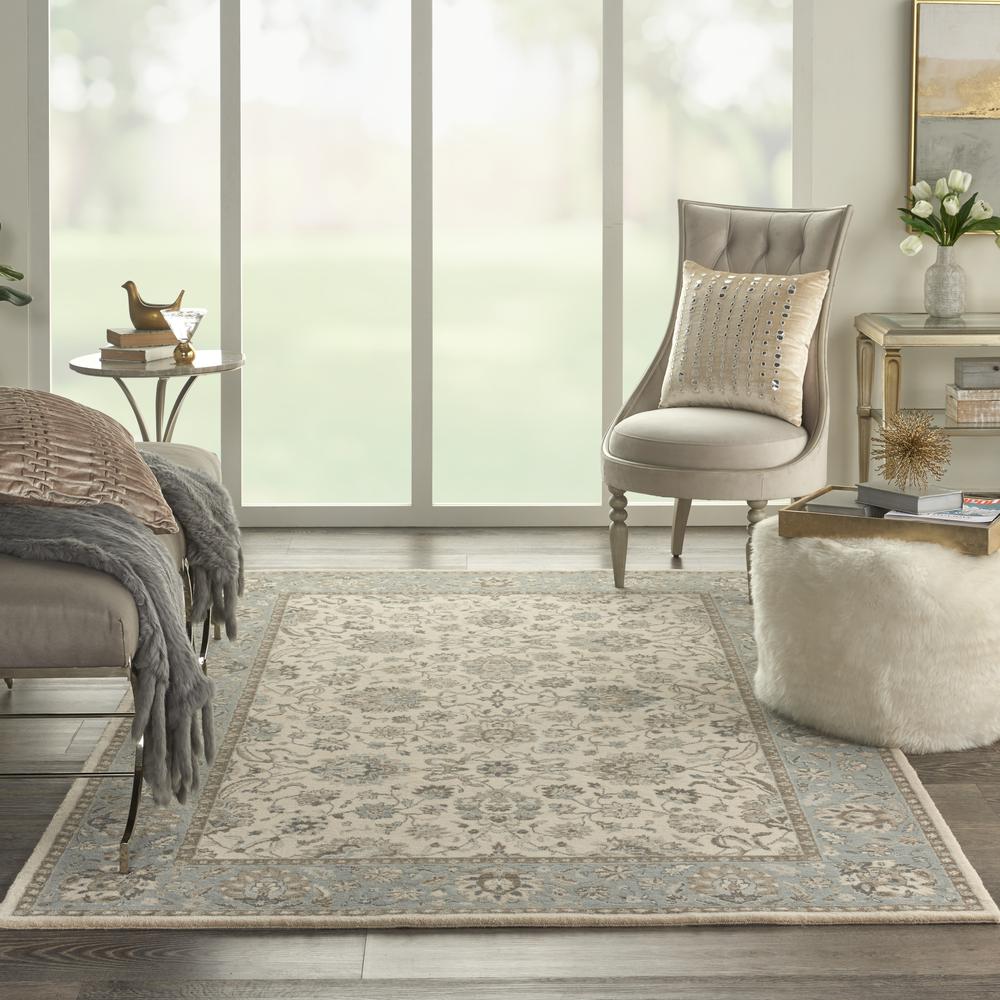 Rectangle Farmhouse Machine Made Area Rug. Picture 2