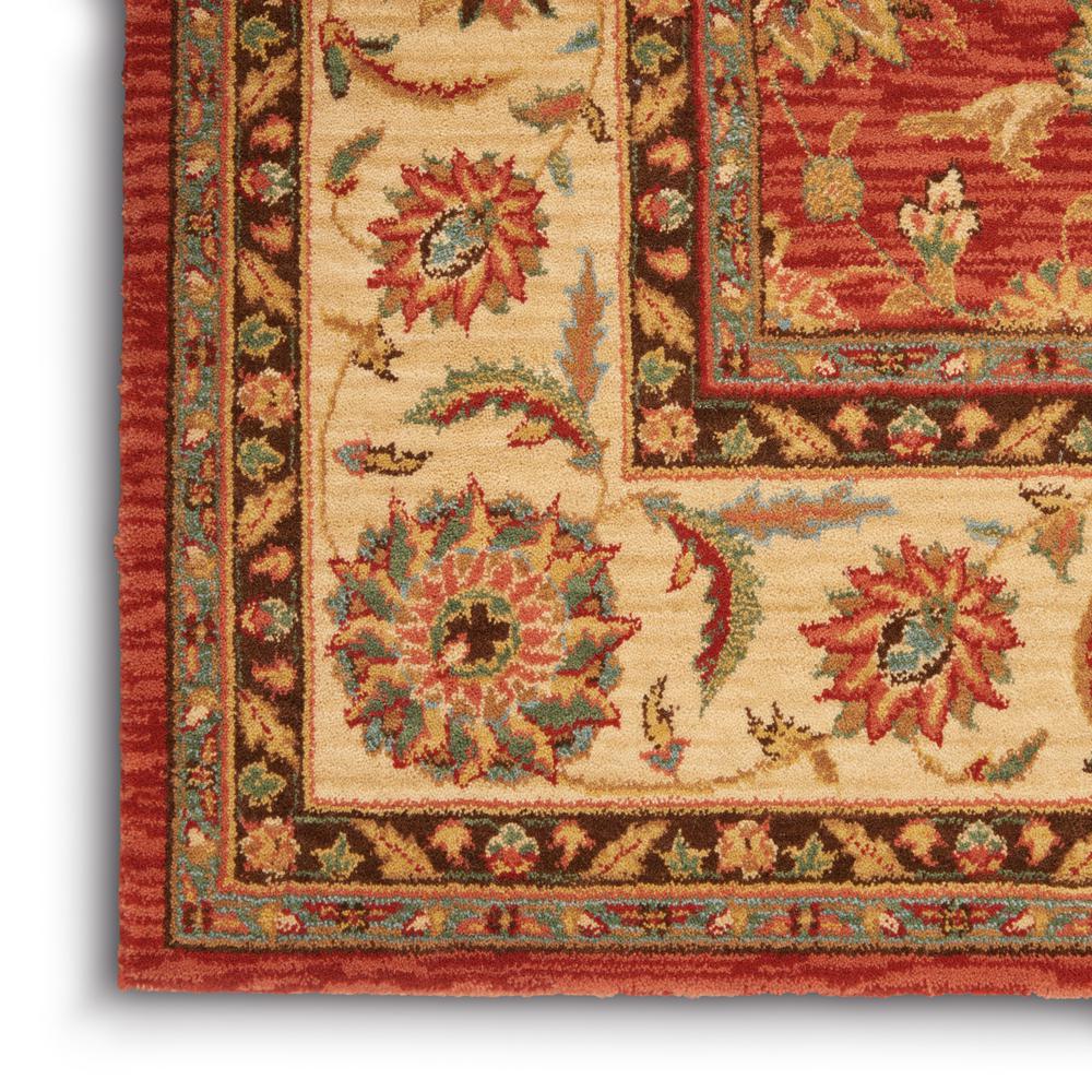 Rectangle Traditional Machine Made Area Rug. Picture 5
