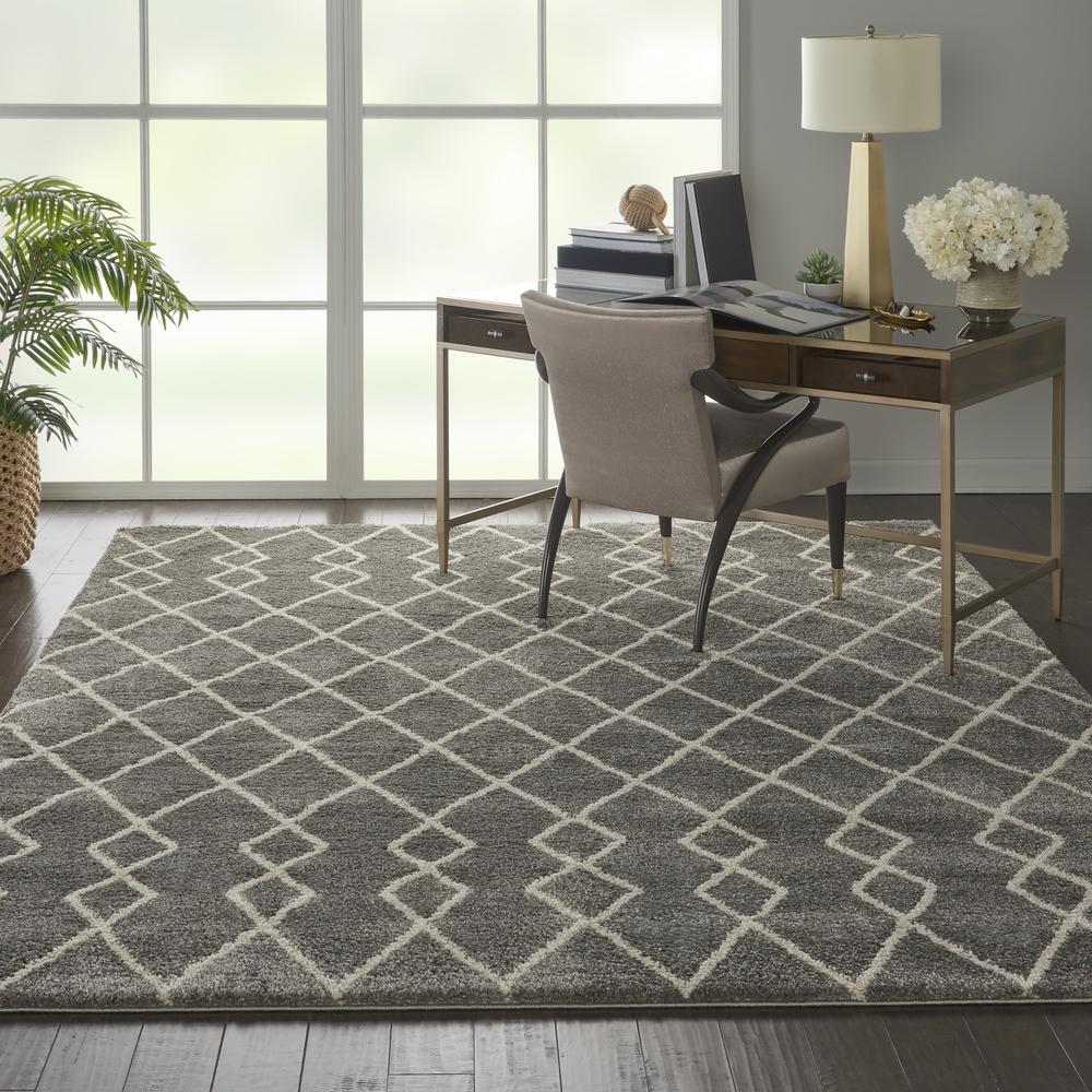 Shag Rectangle Area Rug, 8' x 10'. Picture 3