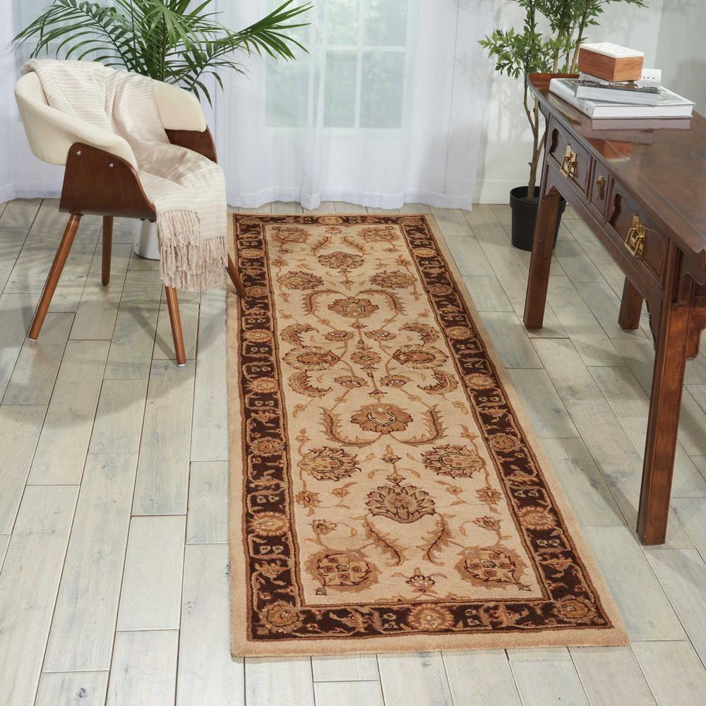 Nourison Heritage Hall Beige Area Rug. Picture 2