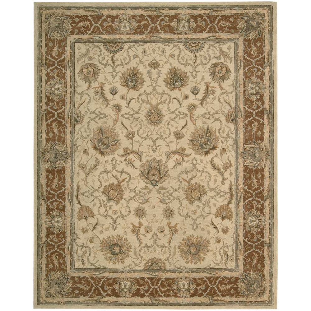 Nourison Heritage Hall Mist Area Rug. Picture 1