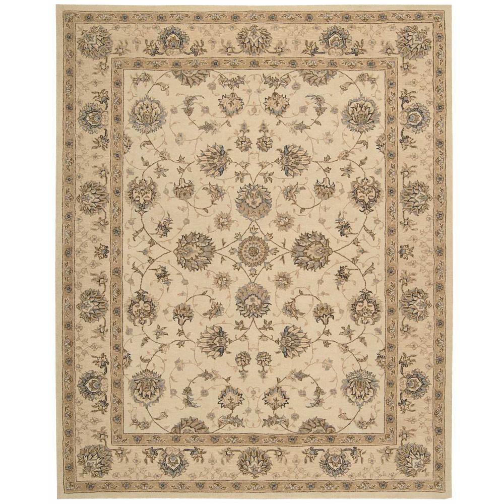 Nourison Heritage Hall Cream Area Rug. Picture 1