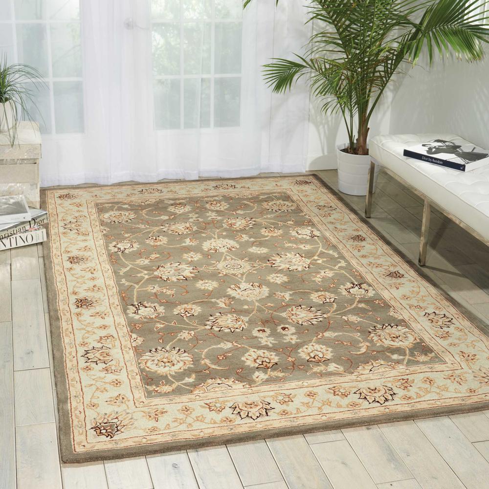 Nourison Heritage Hall Slate Area Rug. Picture 2
