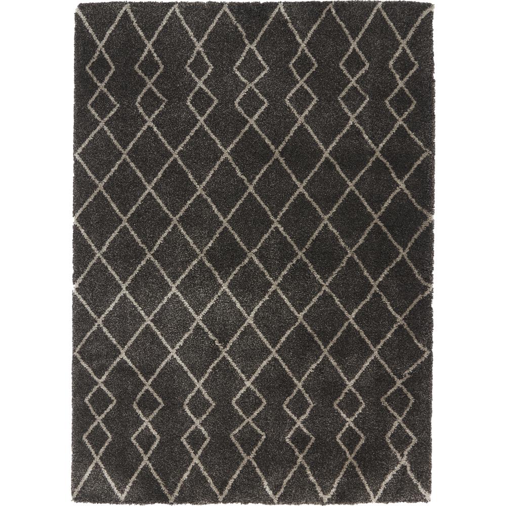Nourison Home Geometric Shag Area Rug. Picture 1