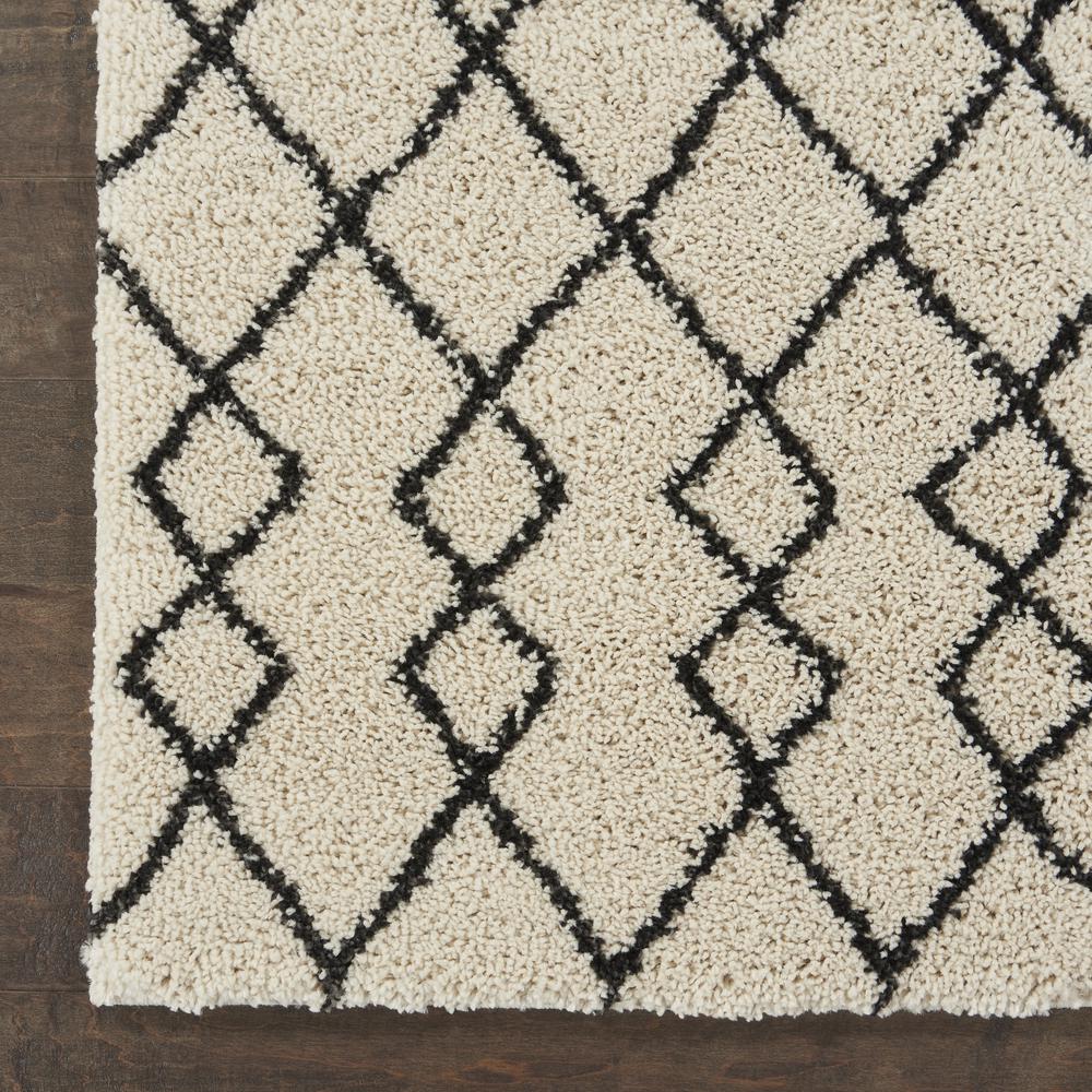 Nourison Home Geometric Shag Area Rug. Picture 4