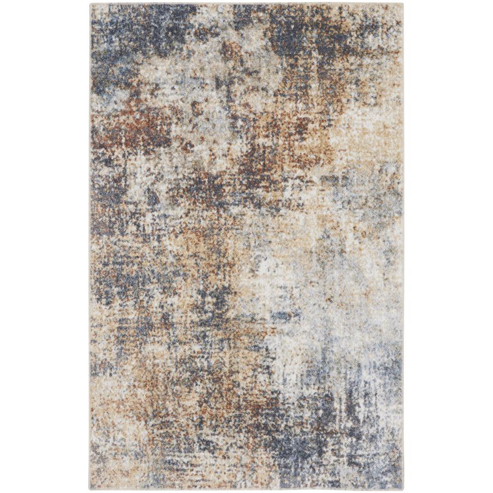 Modern Rectangle Area Rug, 3' x 5'. Picture 1