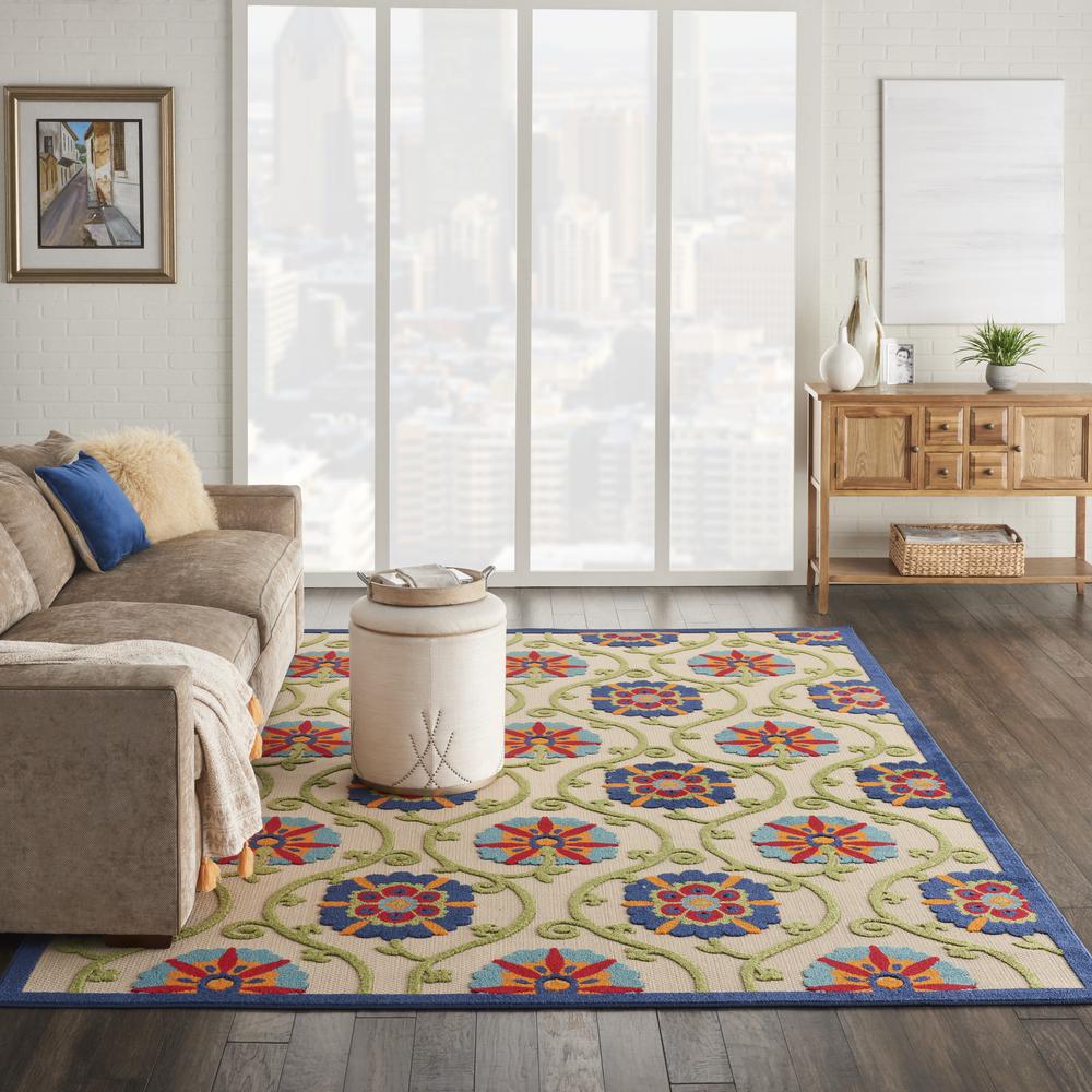 Contemporary Rectangle Area Rug, 7' x 10'. Picture 2