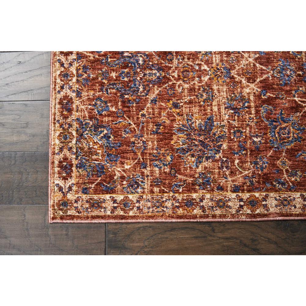 Reseda Area Rug, Brick, 2'3" x 7'6". Picture 3