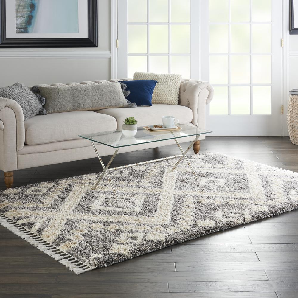 Nourison Home Scandinavian Shag Area Rug. Picture 10