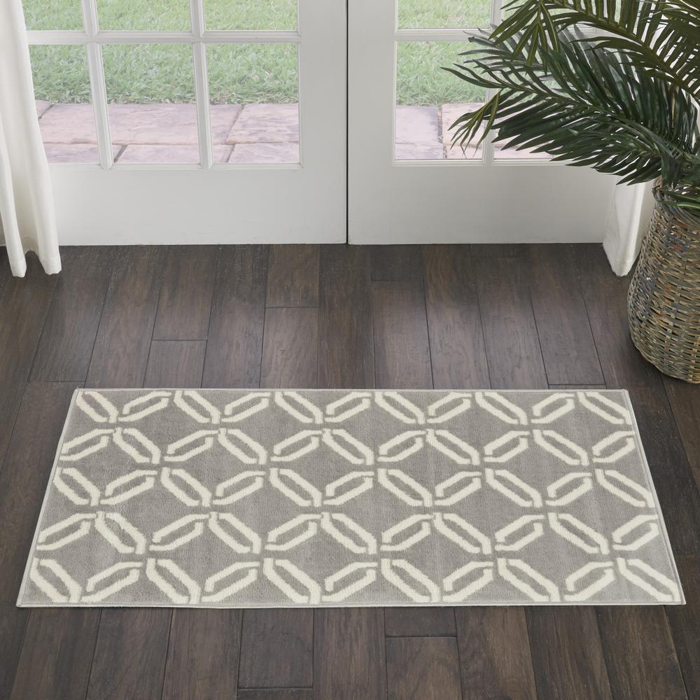 Contemporary Rectangle Area Rug, 2' x 4'. Picture 8