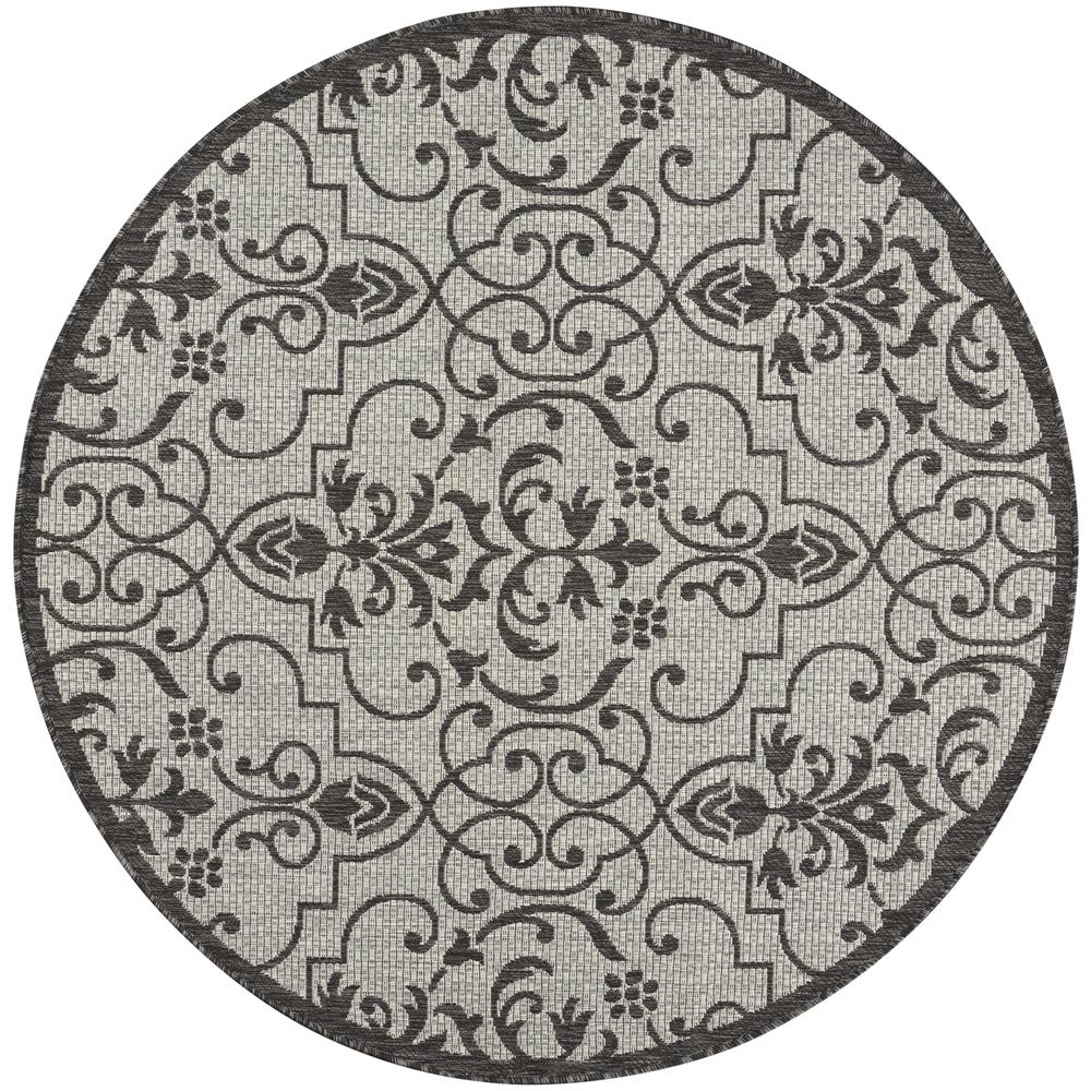 Nourison Garden Party Area Rug, 5' Round (99446811387). Picture 1