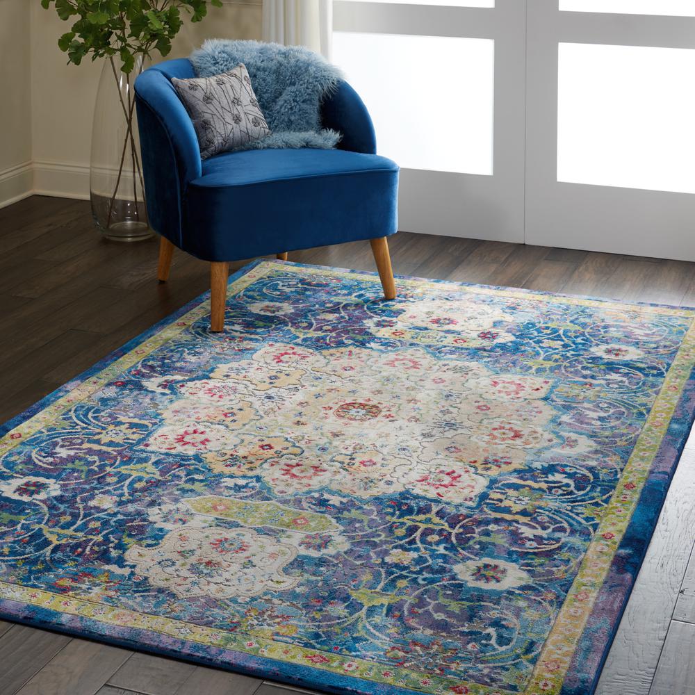 Vintage Rectangle Area Rug, 5' x 8'. Picture 9