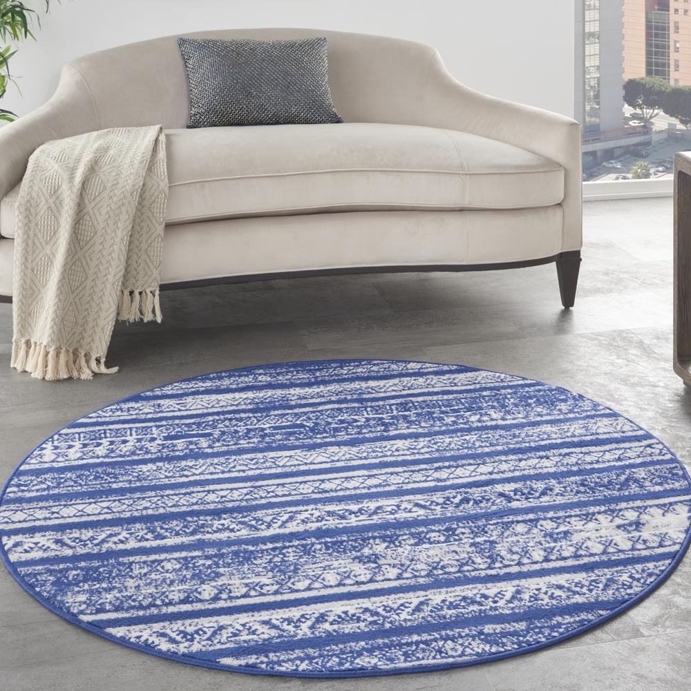 Nourison Whimsicle Area Rug, 5' Round (99446835055). Picture 2