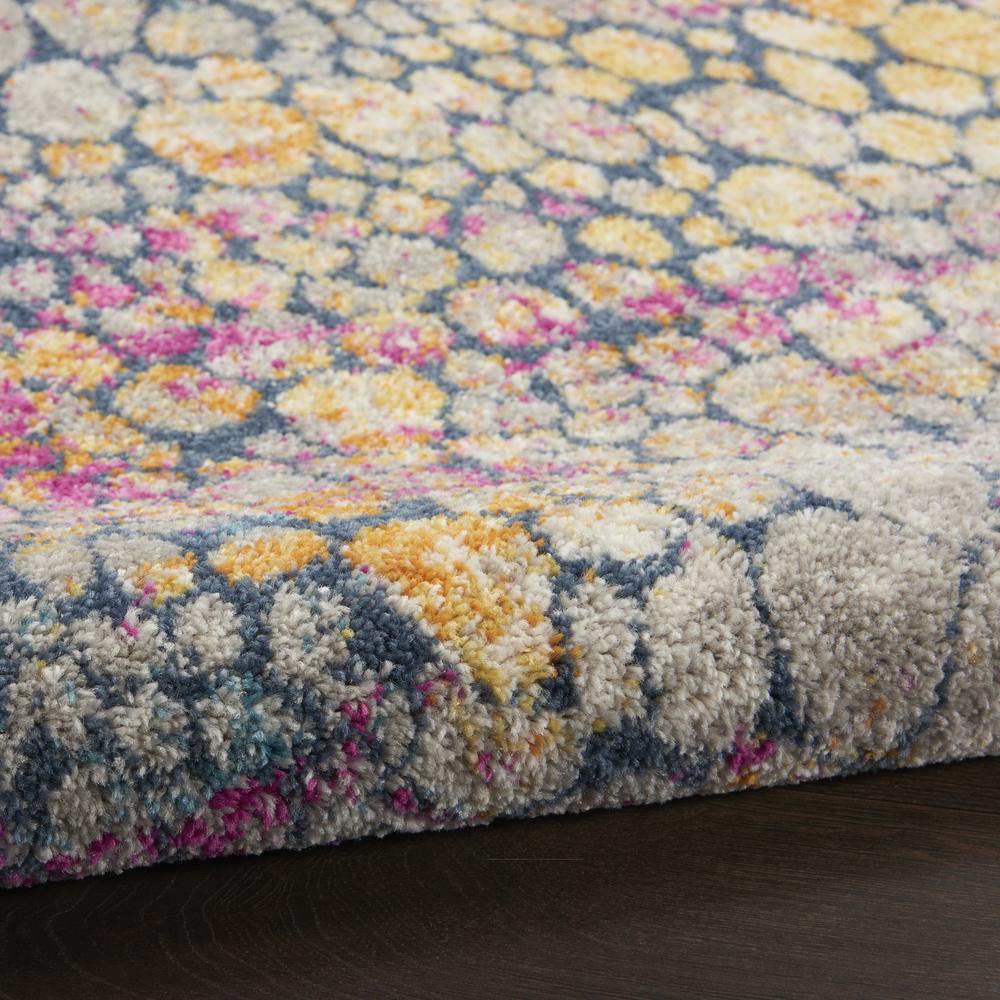 PSN34 Passion Yellow Multi Area Rug- 6'7" x 9'6". Picture 7