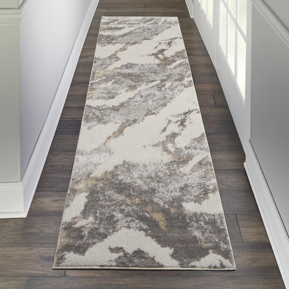 Nourison Home Sleek Textures Area Rug. Picture 2