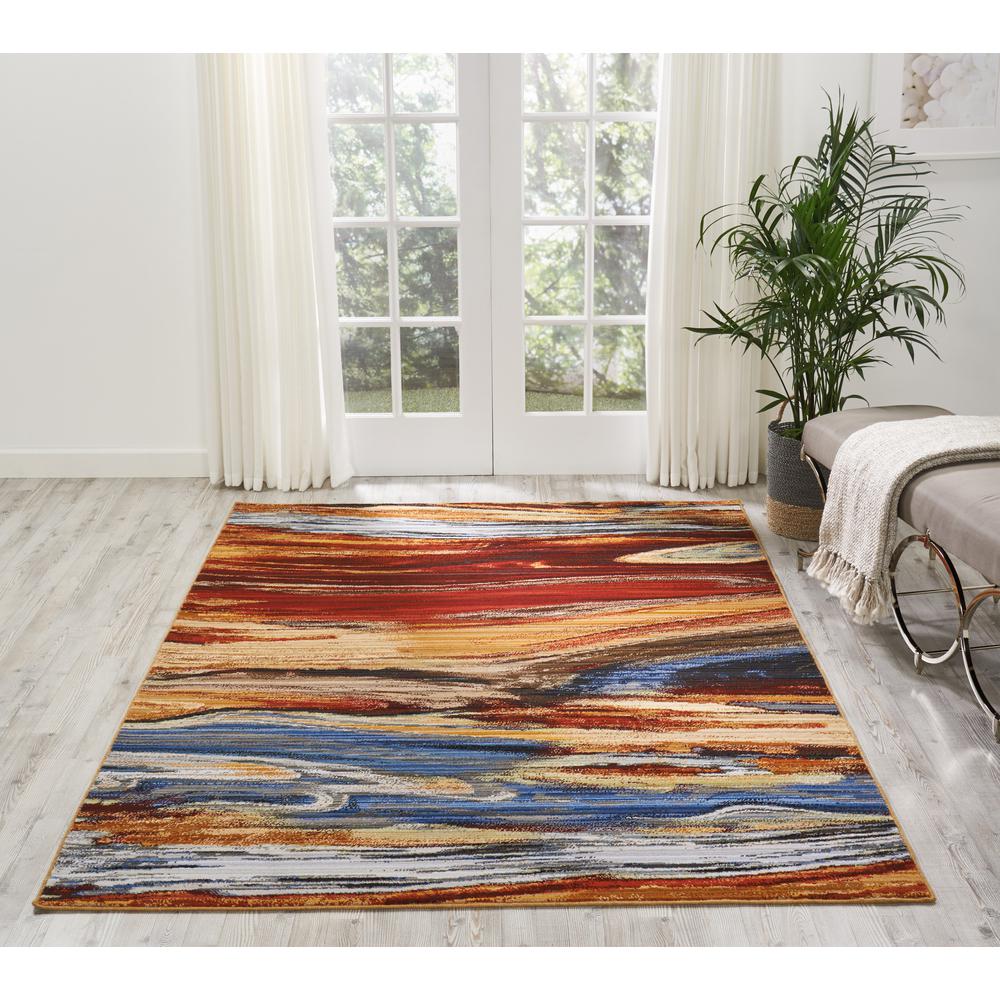 Modern Rectangle Area Rug, 6' x 8'. Picture 3