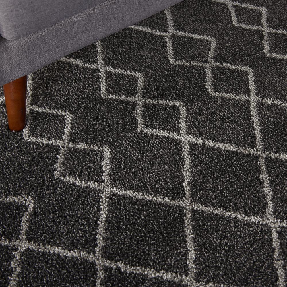 Nourison Home Geometric Shag Area Rug. Picture 9